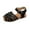 Black, variant on Toddler Girls Hiking Sandals Princess Soft-Soled Open-Toed Beach Kids Shoes Activewear
