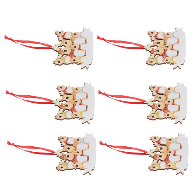 Christmas OrnamentsChristmas Decorations Fawn Appearance Hangable Design Composite Wood For Home For Christmas ANGGREK Otros