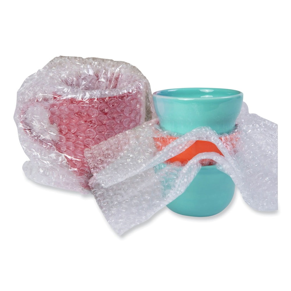 Universal 4087902 12 in. x 30 ft. 0.5 in. Thick Bubble Packaging Perforated Every 12 in. - Clear (6/Carton)