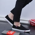 thumbnail image 2 of Zapatos de lona de estilo coreano de primavera, zapatos sin cordones para hombre, zapatos blancos para pareja, zapatos de moda, zapatos transpirables para hombre, talla extra grande, 2 of 6