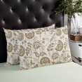 thumbnail image 4 of Summer Botanical Farmhouse King Size Pillow Cover, Pillowcase Protectors with Zipper, Breathable Decorative Throw Pillow Case Cover, Pillow Shams for Couch Sofa 20x36Inch, 4 of 7
