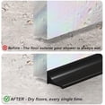 thumbnail image 4 of 67Inch Shower Threshold Water Dam, Self-Adhesive Silicone Shower Barrier Water Stopper Shower Door Bottom Seal Strip Shower Splash Guard for Bathroom Kitchen Bathtub, 4 of 6