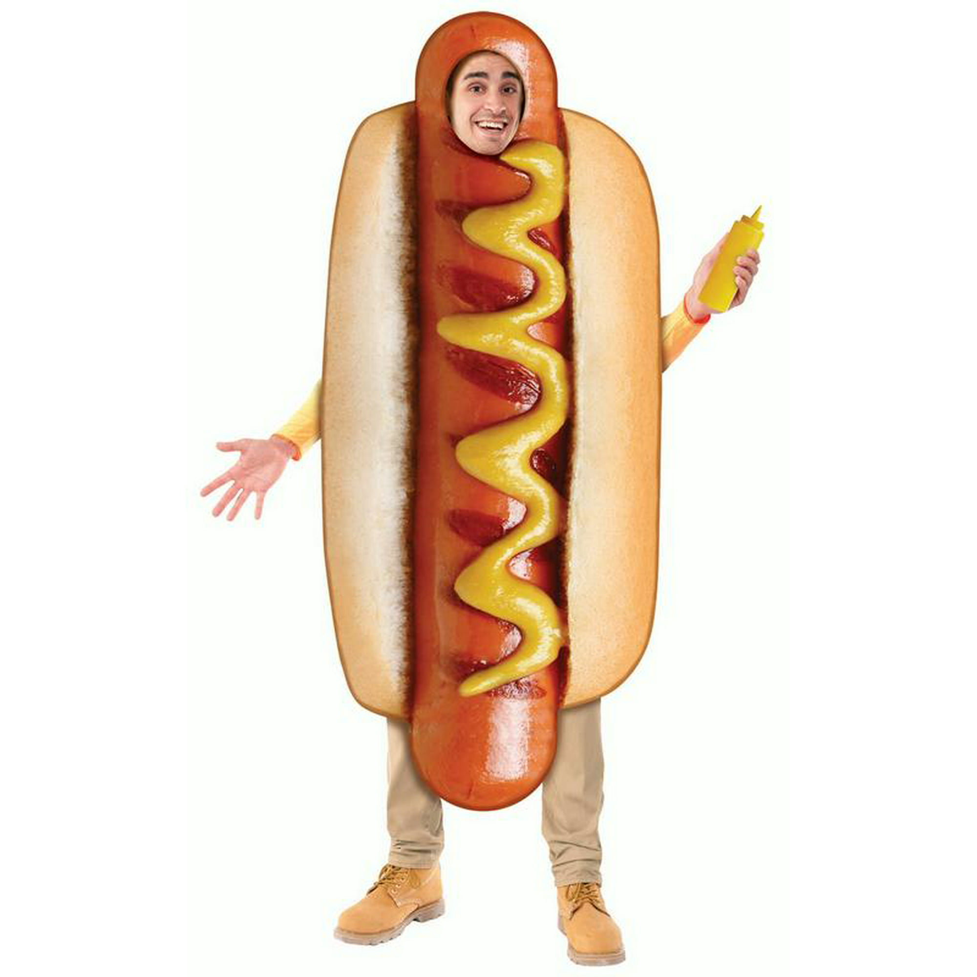 Adult Hot Dog Costume Restaurant Fast Food Weiner Halloween Men Women Mascot Walmart Canada