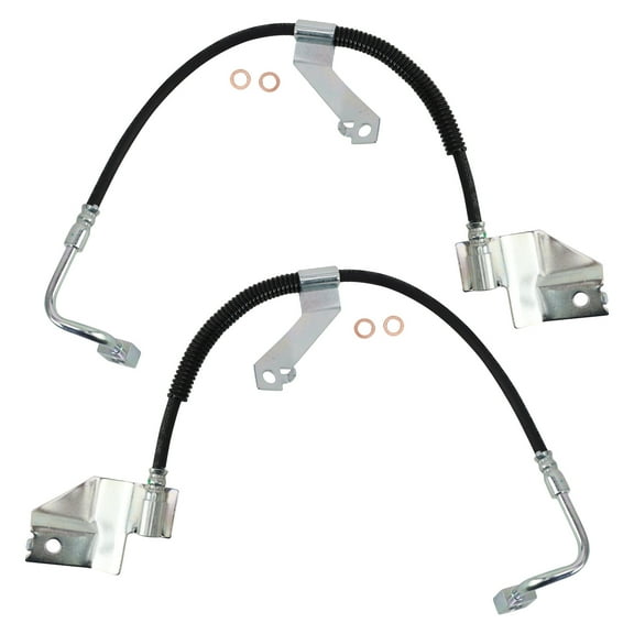 TRQ Front Brake Hose Fits 1999-2002 Ford Expedition 99-04 F-150 98-02 Navigator BLA63798