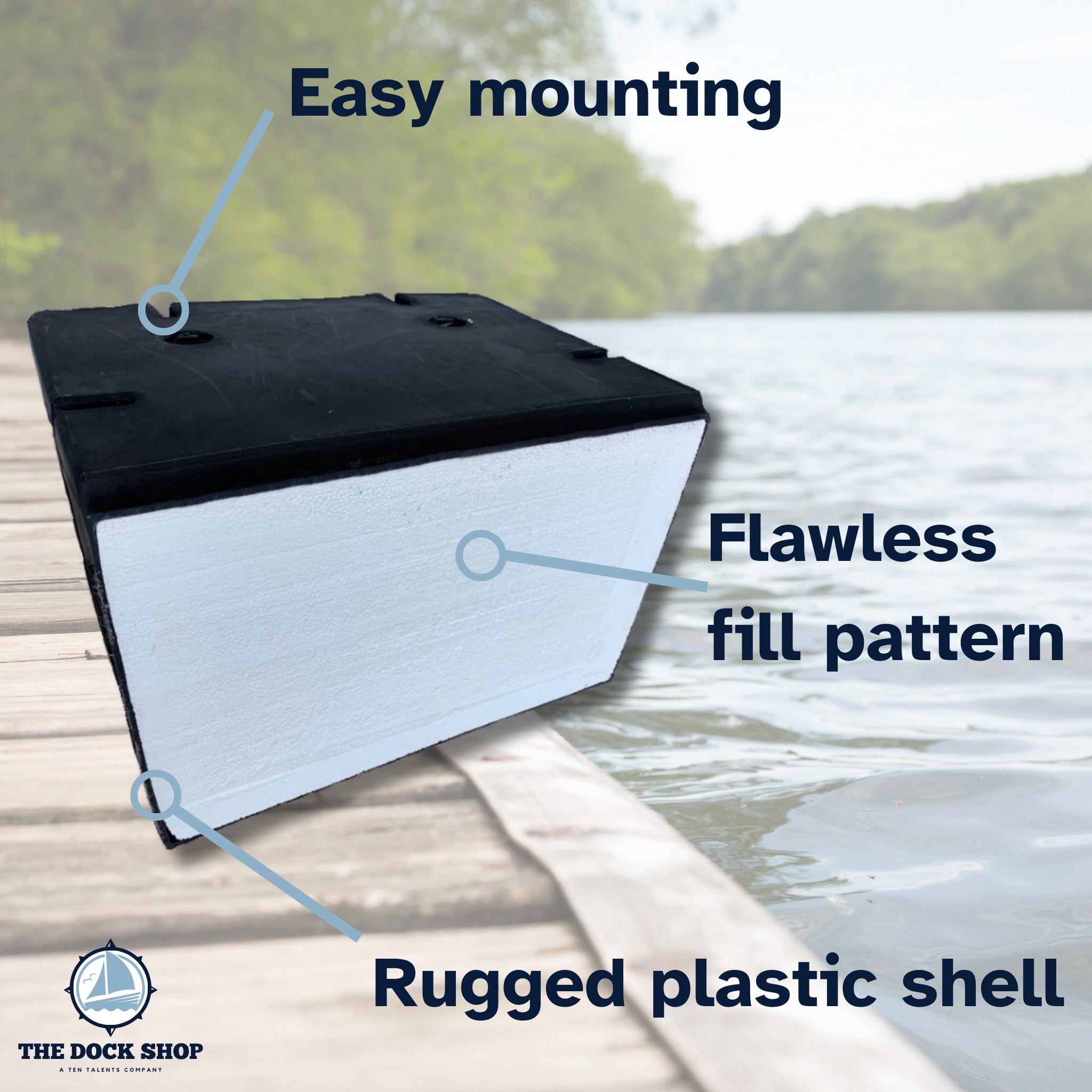 Eagle Float Dock Float 2' X 4' x 8" (24" x 48" x 8")