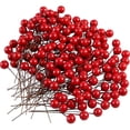 thumbnail image 1 of 200 Pcs Holly Berries Artificial Berries For Christmas Wreath Decorations Wreath Making Supplies, 1 of 2