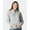 Graphite, variant on B16652106 Women Cloud Fleece Quarter-Zip Sweatshirt, Navy - Extra Large