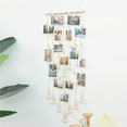 thumbnail image 3 of 2Pcs Hanging Photo Display boho bedroom decor teenage girl room decor Birthday Gifts for Grandma gift for mom Grandma's Gifts Photo Holder with 10 Wood Clips, 3 of 6
