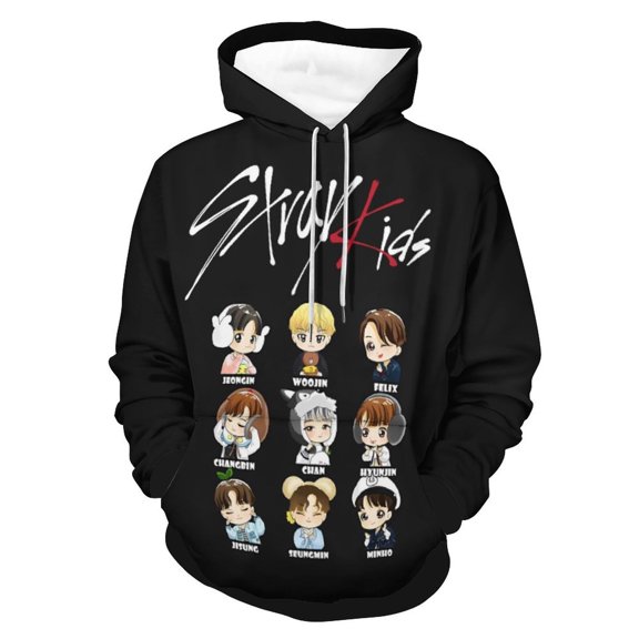 Kpop Stray Kids Hoodie Unisex 3d Novelty Hoodies Graphic Hoodies Pullover Sweatshirts For Men Women Teen S