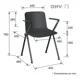 thumbnail image 4 of Offiho Silla de Comedor Durable Para Interior y Exterior con Protección UV, Modelo Plus, 4 of 4
