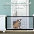 thumbnail image 1 of Dog Fence Multipurpose Baby Security Workmanship Net Guard Safety Gate Adjusable Rod Flexible Compact Size Puppy Barrier Pet Supplies 110*72, 1 of 9