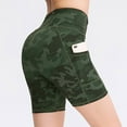thumbnail image 4 of Gubotare Womens High Waist Ultra Soft Printed Fashion Biker Shorts,Camouflage 2XL, 4 of 5