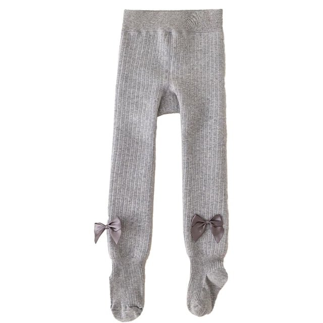 Little Girls' Winter Tights, Opaque Tights, Elastic Warm Tights,Winter Full Length Girls' Leggings