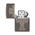 thumbnail image 7 of Zippo 48614 Black Ice Celtic Cross Design Windproof Pocket Lighter, 7 of 7