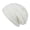 White, variant on Deyuer Unisex Winter Hat Thick Knit Windproof Keep Warm Ear Protection Headwear Brimless Elastic Baggy Cap Outdoor School Ski Beanie