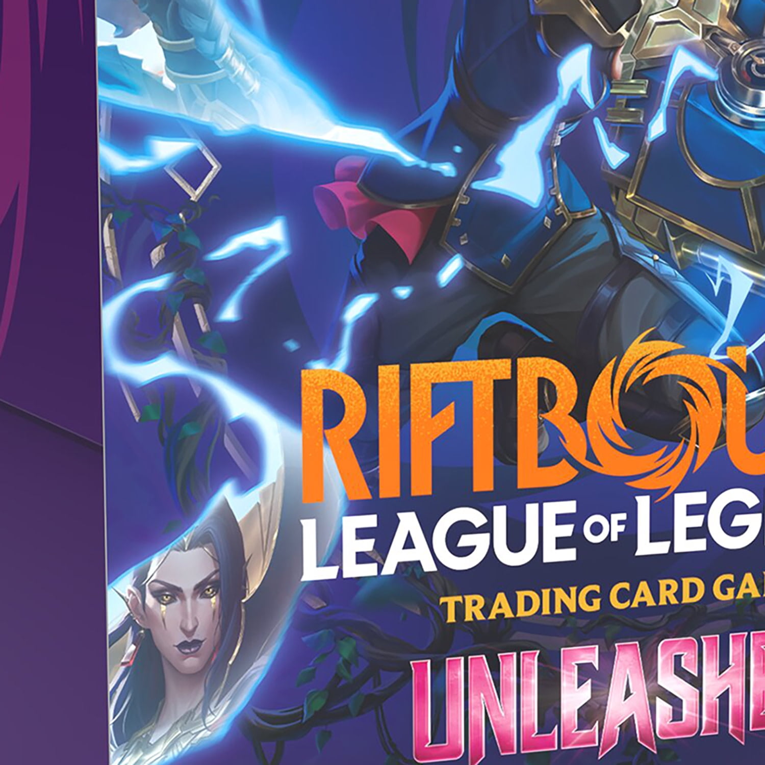 Riftbound: League of Legends TCG Unleashed - Vault - 6 Booster Pks, 36 Runes, 3 Art Tokens, Deck-Building Trading Card Game, Randomly Asstd Collection