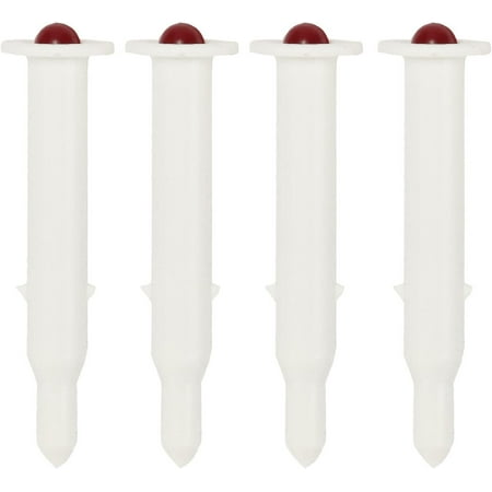 

4 Pack Turkey Thermometers Disposable High Temperature Portable PopUp Picnic Timer