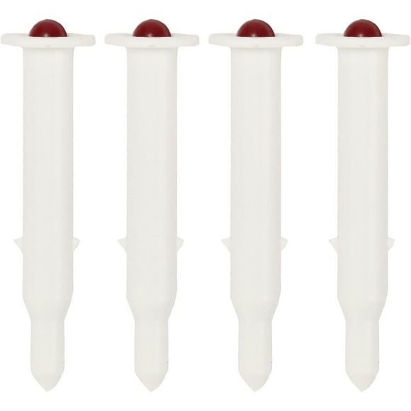 Donemore 4PCS Portable Turkey Temperature Meters, Pop-Up Picnic Barbecue Thermometers Timers, High-Temperature Resistance Meat Thermometer for Kitchen or Outdoor