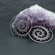 thumbnail image 2 of Nvzi Pendientes colgantes en espiral con círculos redondos vintage para mujer, aretes de aro con hojas tribales para bodas y fiestas (plateados), 2 of 3