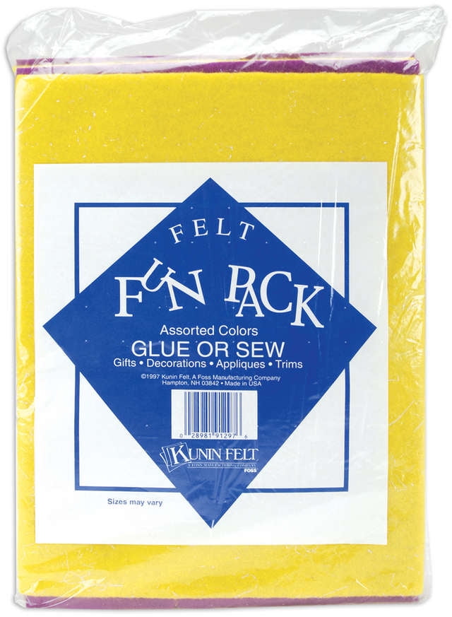 Felt Fun Pack 9"X12"Assorted Colors Walmart Canada