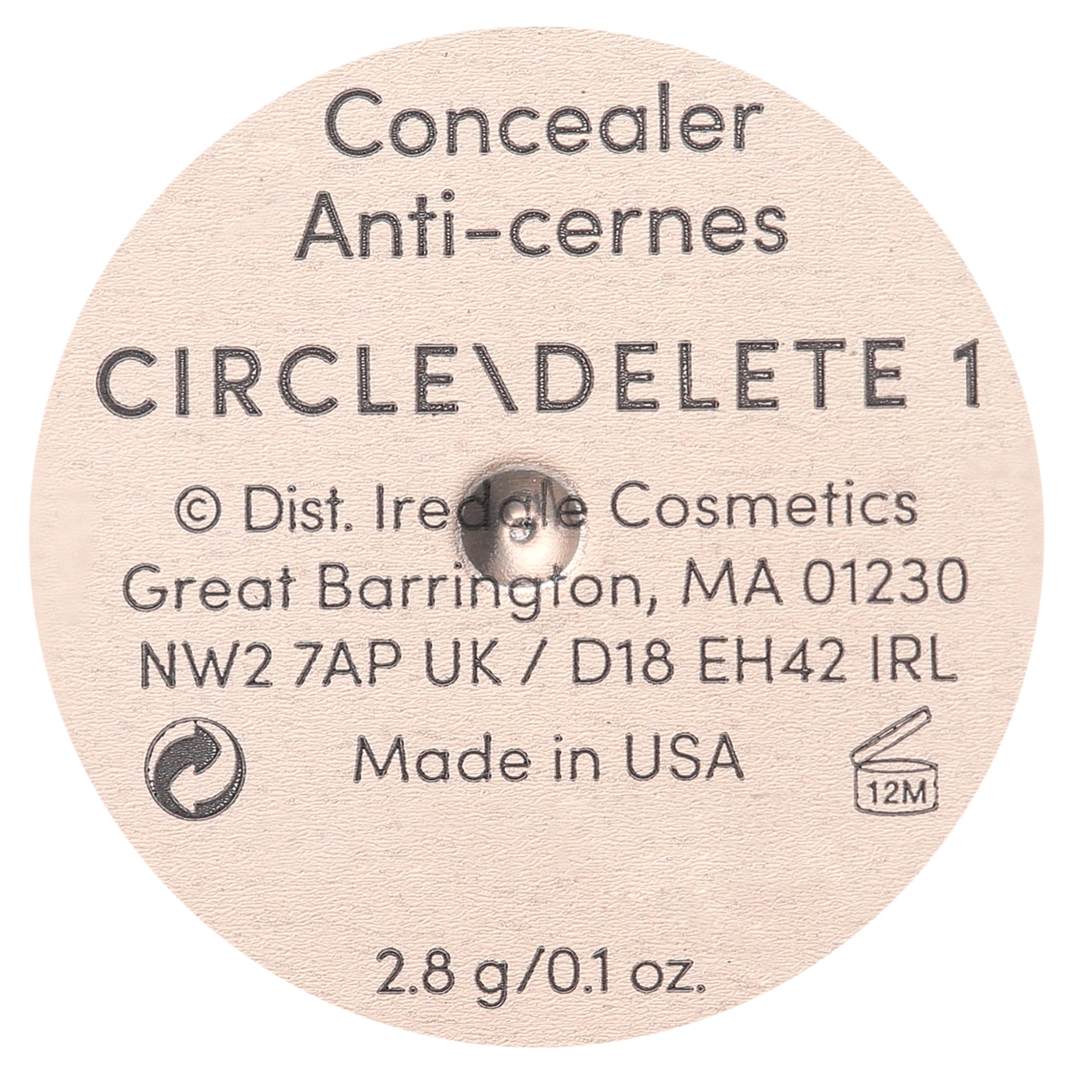 Jane Iredale Circle Delete Concealer, 1 Yellow, 0.1 Oz
