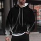 thumbnail image 1 of Sudadera con capucha para hombre, estilo casual, con cuello redondo, estampado, manga larga, blusa de poliéster, 1 of 5