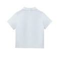thumbnail image 4 of Coerni Toddler Boys Kids Button Down Shirt Short Sleeve Lapel Neck Shirts Summer Casual Top Baby Gentleman Comfy Tee Clothes, 4 of 8