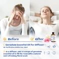 thumbnail image 4 of HIQILI Geranium Essential Oil, 100mL Pure Natural for Skin Hair Care, Diffuser & Massage, 4 of 7