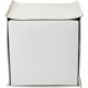 thumbnail image 3 of Caja de pañuelos de cuero blanca de 5 x 5 con cubierta de cuero plegable cuadrada, 3 of 5