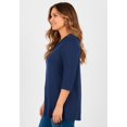 thumbnail image 3 of Catherines Women's Plus Size Jolie Braided Neckline Knit Top, 3 of 5