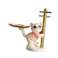 thumbnail image 2 of Elodie Cat Key Tray for Entryway Cute with Hanging Organizer for Watches Rings Keys Pink, 2 of 8