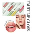 NIUREDLTD 6 Color Fruit Liquid Lip Oil Replenishes Water Moisturizes