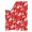 Candy Cane Snowflake Pattern, variant on XYZCANDO Snowman Colorful Lanterns Candy Canes Coral Fleece Blanket Compact, Lightweight Coral Fleece Throw Blanket Polyester Coral Fleece Sofa Throw Blanket