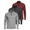 Set C, variant on 3 Pack: Men's Dry-Fit Active Quarter Zip Long Sleeve Athletic Performance Pullover (Available In Big & Tall)