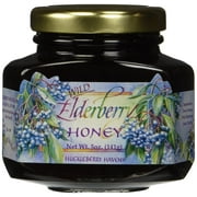 Angle View: Elderberry Honey, 5Oz