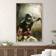 thumbnail image 5 of Sports Wall Decor, Walter Payton Art Canvas, Gym Canvas, Football Canvas, Sport Canvas, Motivational Wall Decor, Canvas Wall Decor - Natural Framed, 5 of 7