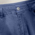 thumbnail image 6 of ASDFVBKG Cropped Jeans for Women Cropped Dressy Capri Jeans Stretch Denim Pull on Raw Hem Summer Denim Trouser Light Blue XXL, 6 of 6