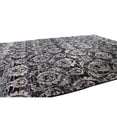 thumbnail image 2 of Pasargad Home Sari Silk 96" x 119" Hand-Knotted Silk Fabric Area Rug in Black, 2 of 4