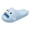 1Blue, variant on Pillow Cloud Slides for Women Unisex EVA Soft Thick Sole Slip on House Shoes Cute Cartoon Animal Slip on Sandals for Beach Spa Home Blue Size 6.5
