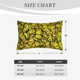 thumbnail image 6 of Junzan Yellow Butterflies Pillow Cases Standard Size, With Envelope Closure Bed Pillow Cases,16"X24" Inches, 6 of 9