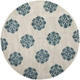 thumbnail image 4 of SAFAVIEH Soho Geoff Geometric Wool Runner Rug, Silver, 2'6" x 10', 4 of 8
