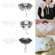 thumbnail image 3 of cuello falso floral gasa blusa desmontable Sunnimix Collar de encaje blanco 01, 3 of 8