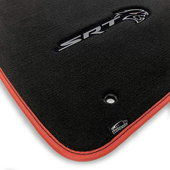 Lloyd Mats Custom Fit Floor Mats for Dodge Challenger RWD LogoMat 2019/ON 2PC Set Charcoal