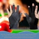 thumbnail image 4 of Guantes de billar con 3 dedos abiertos, elásticos, antideslizantes, resistentes al desgaste, transpirables, para tacos de billar, para mano izquierda NikouMX Deportes, 4 of 8