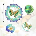 thumbnail image 3 of Butterfly Wind Spinner Novel Butterfly Gifts for Women   Wind Spinner Butterfly Decor  Bird Wind Chimes Butterfly House Yard Art Garden Decor (Butterfly-B), 3 of 6