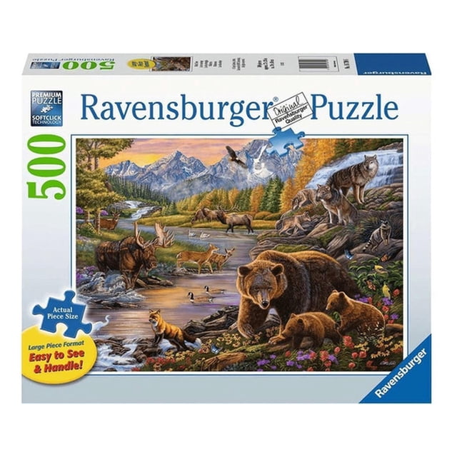 Rompecabezas Animales Salvajes Ravensburger 500 Piezas