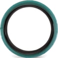 thumbnail image 2 of Black Ti Anodized Teal Domed Band, 2 of 5