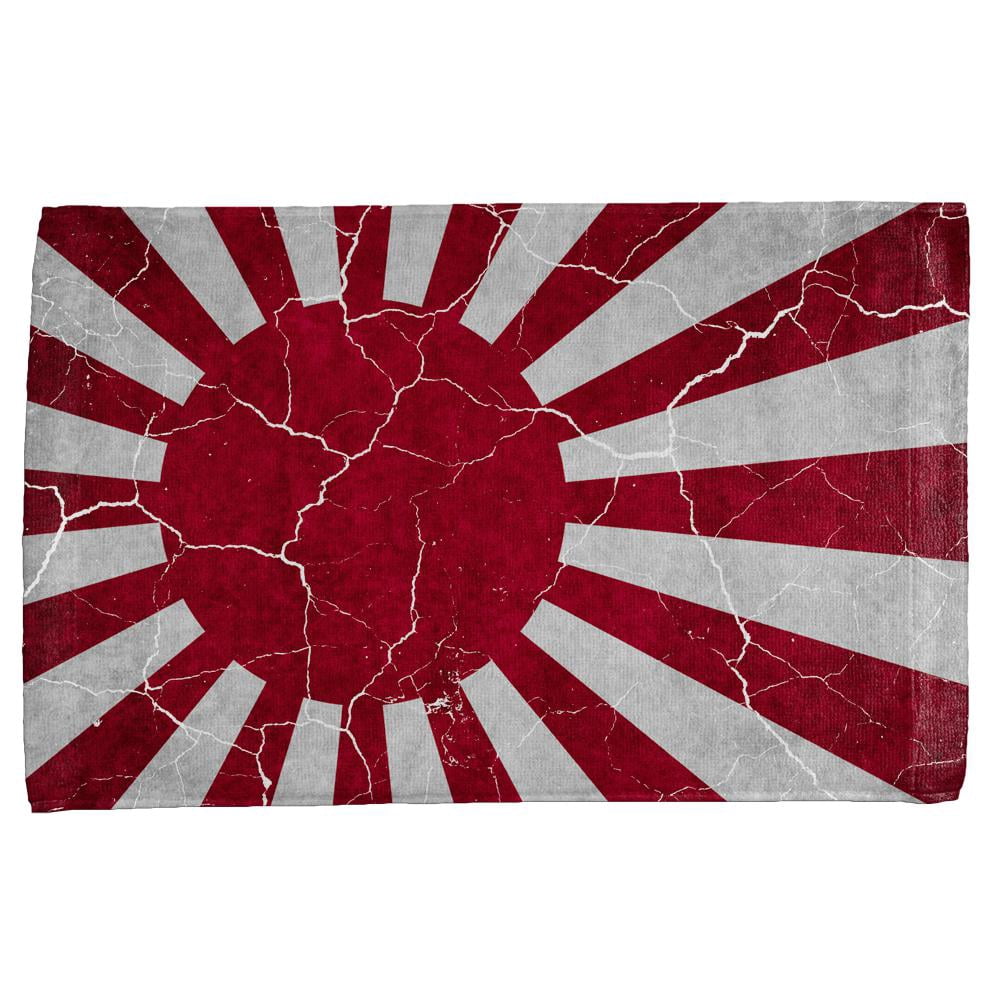 Distressed Japanese Rising Sun Flag All Over Hand Towel - Walmart.com
