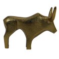 thumbnail image 3 of hometrends Gold Cast Metal Bull Decorative Accessory, 3 of 3