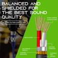 thumbnail image 3 of LAICAIW XLR to XLR Microphone Cable (100 Feet, 1 Pack) XLR Male to Female Mic Cable 3-Pin Balanced Shielded XLR Cable for Mic Mixer, Recording Studio, Podcast-Blue, 100Ft, 1 Pack, 3 of 7